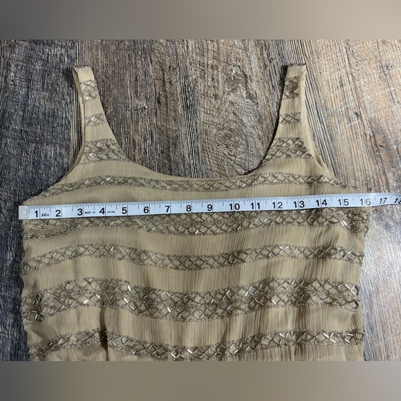 Romeo & Juliet Couture Nude Sequined Sleeveless Party Dress Size XS - Picture 7 of 12